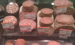 Grocery prices in Berlin, sliced ​​salami